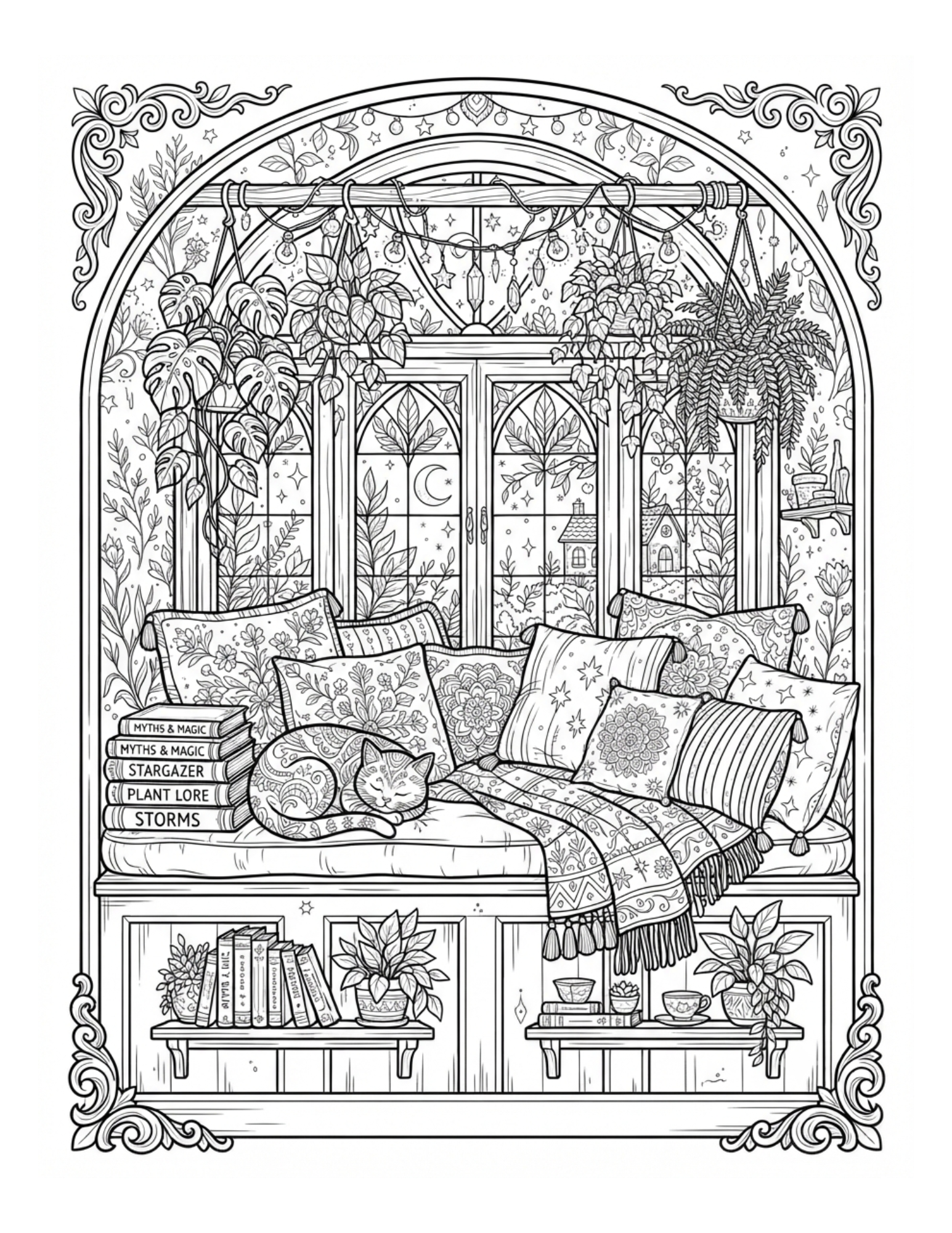 Featured interior page from Cozy Corners