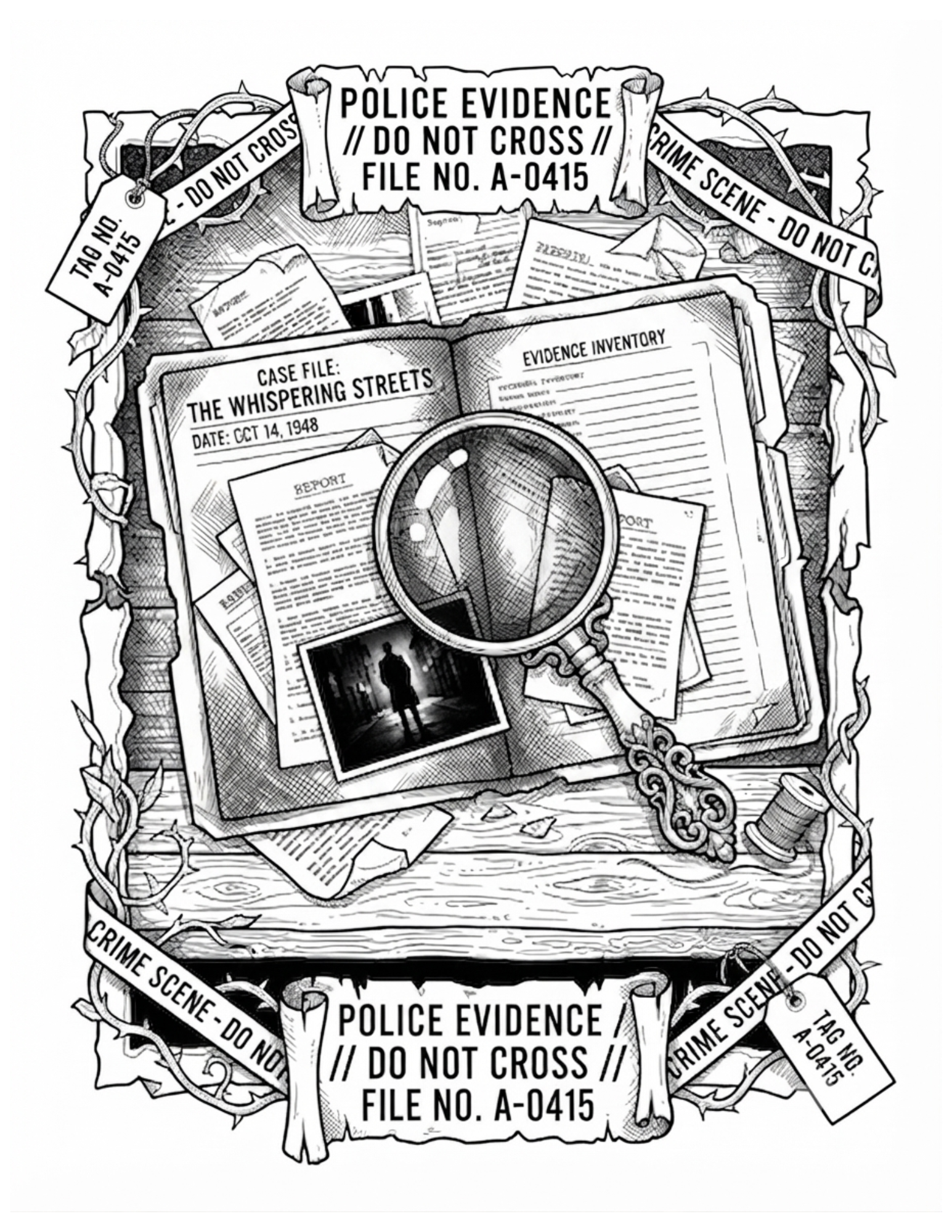 Featured interior page from Crime Scene Confidential