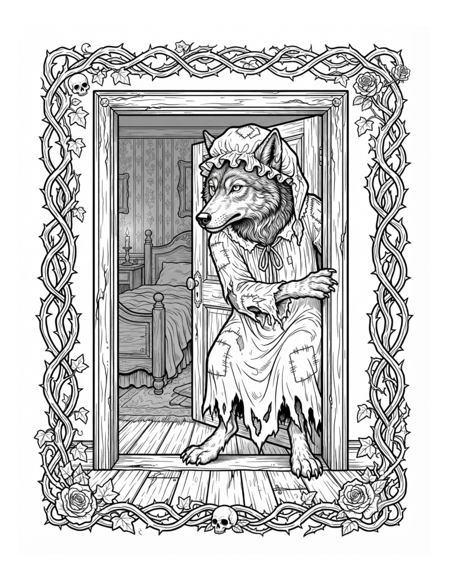 Featured interior page from Once Upon a Shadow