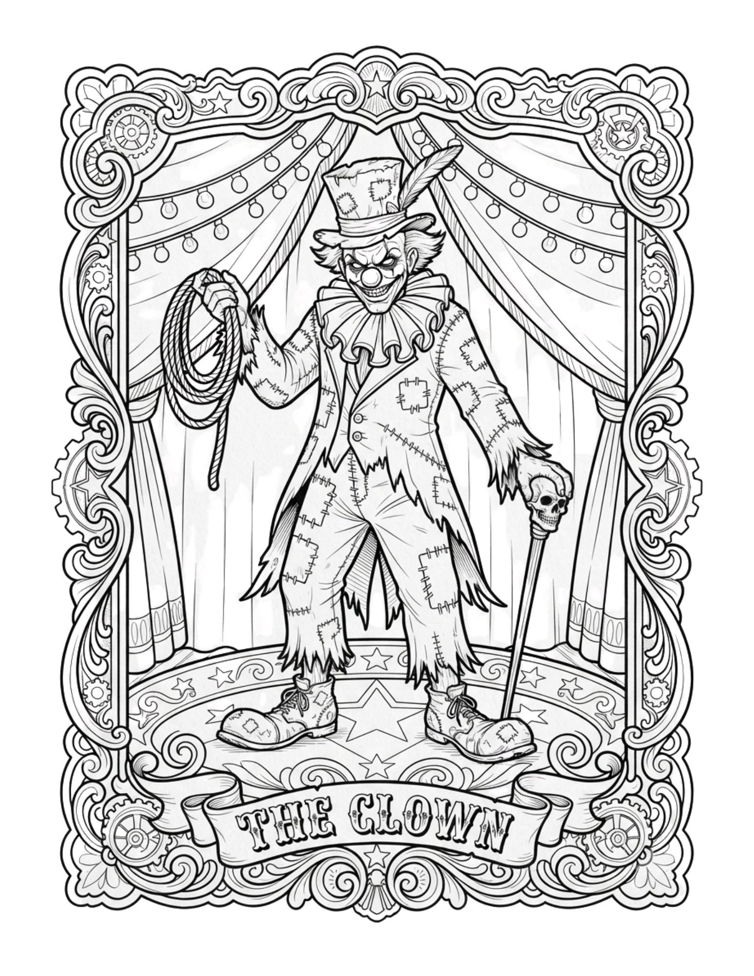 Featured interior page from The Haunted Carnival