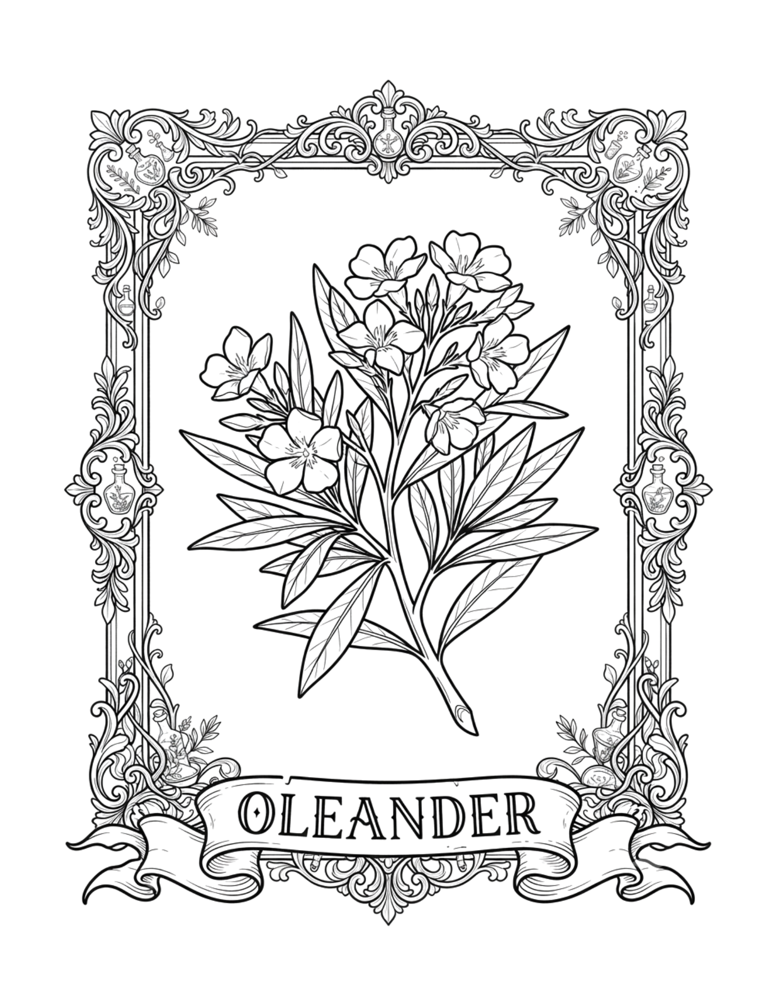 Featured interior page from Deadly Blooms