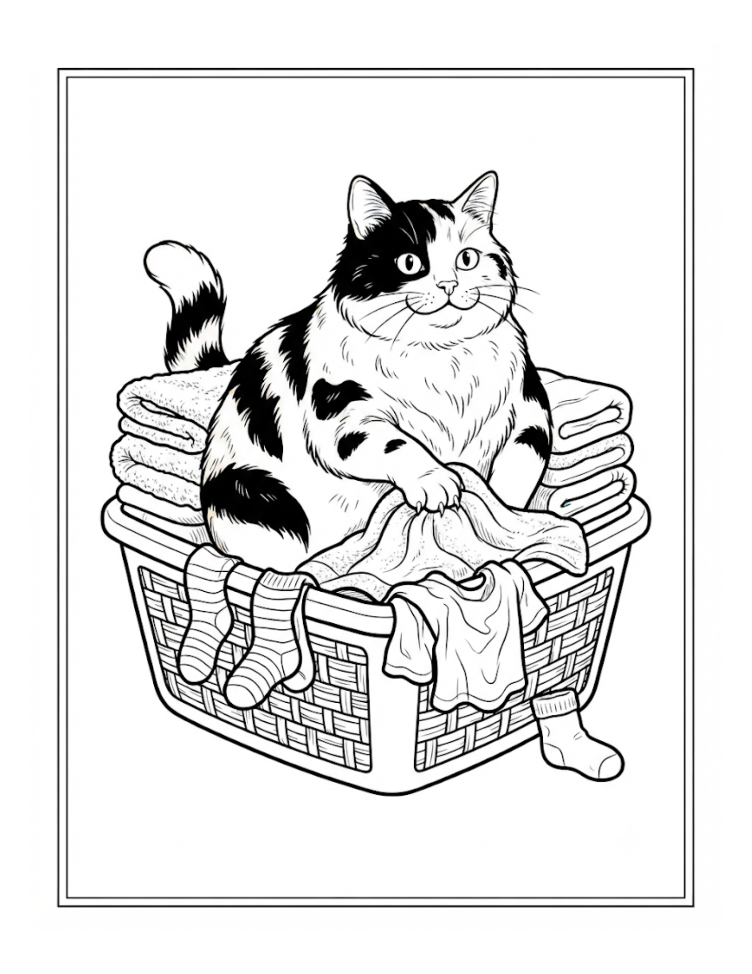 Featured interior page from Fat Cats Being Fat