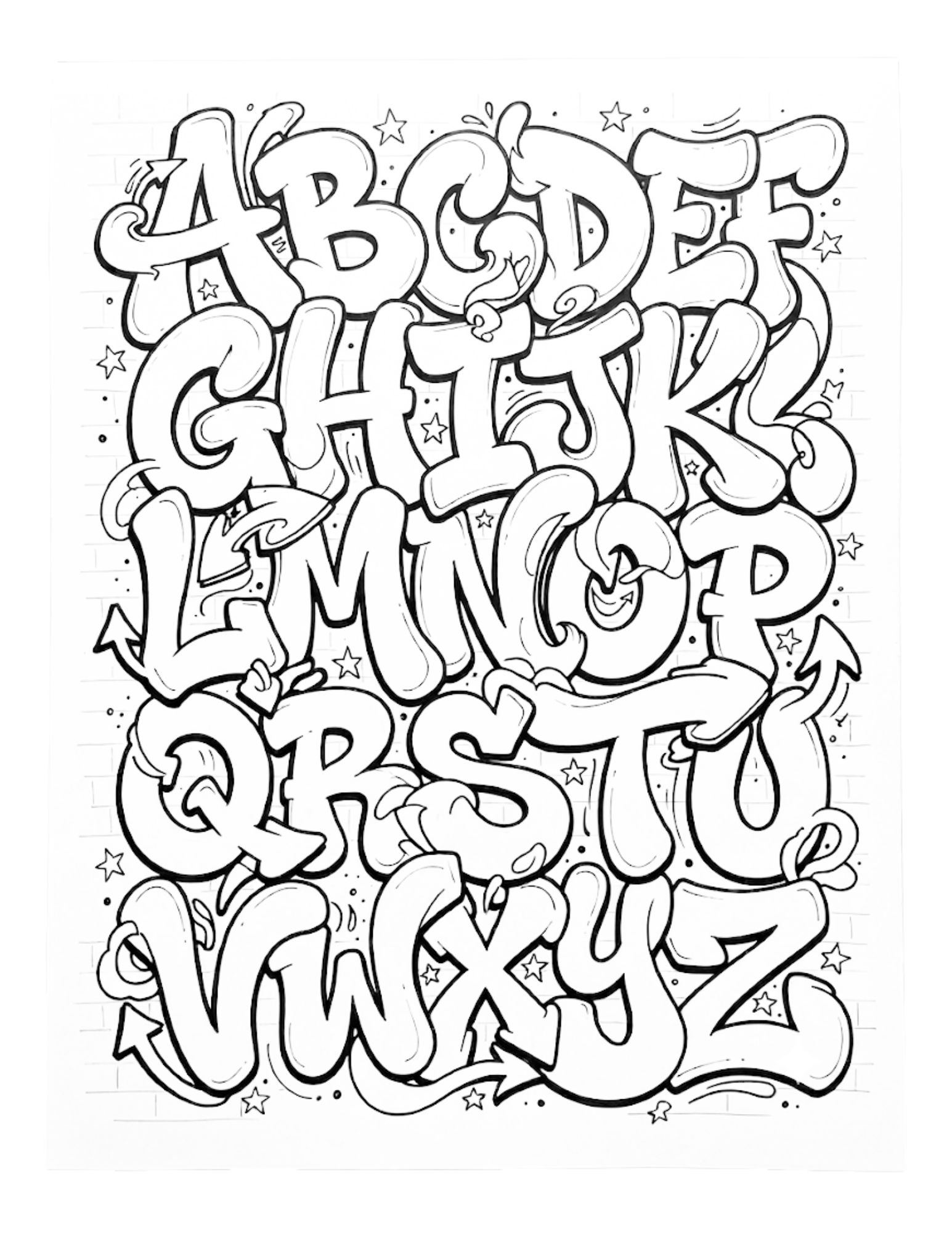 Interior preview 1 from Graffiti Alphabet