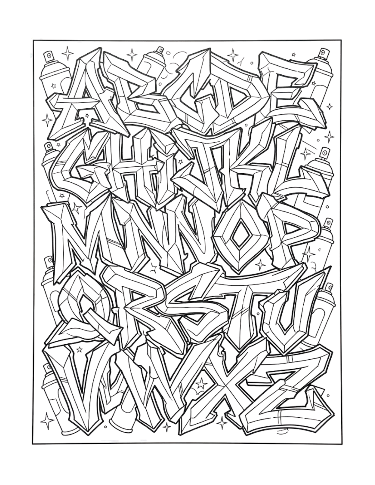Interior preview 3 from Graffiti Alphabet