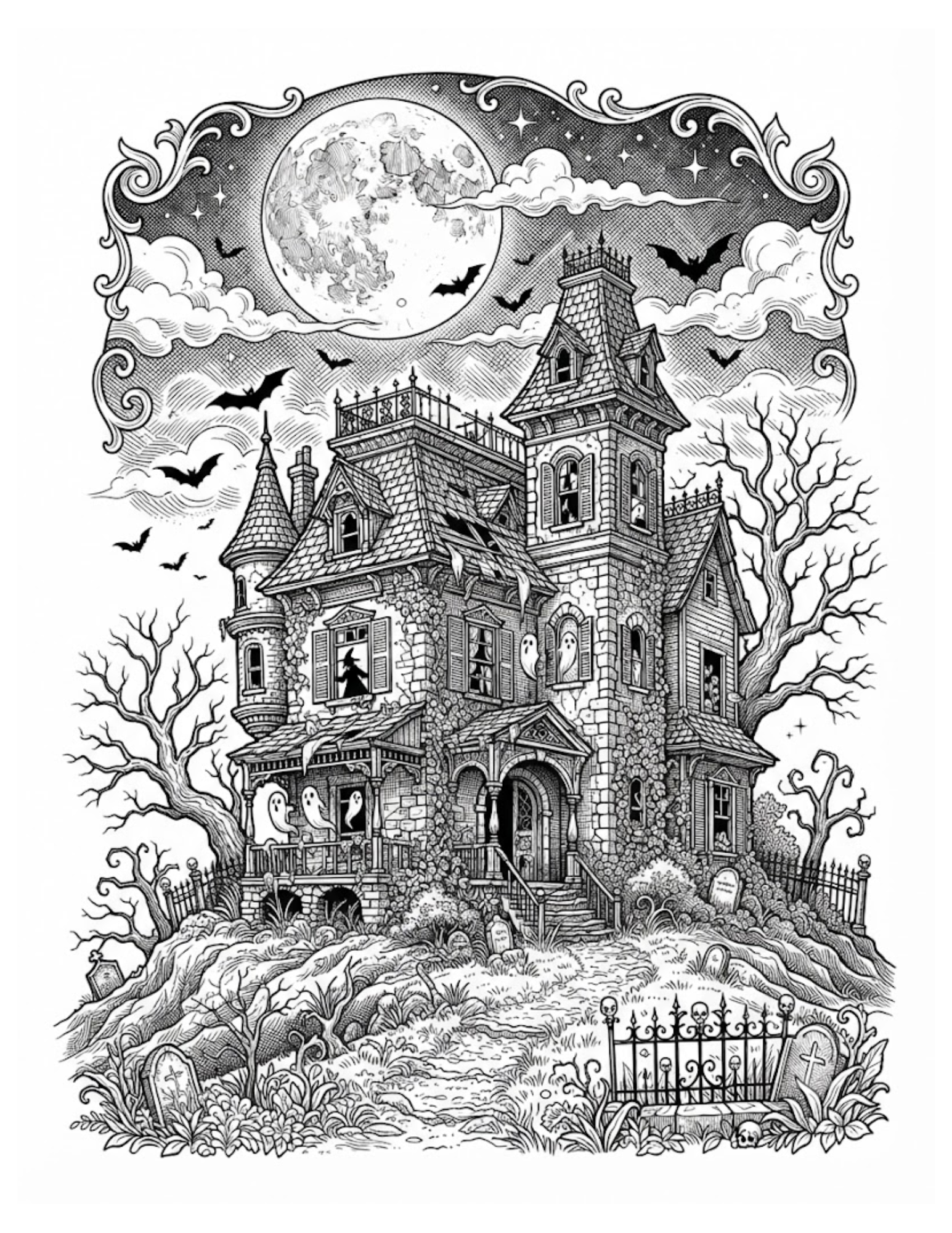 Featured interior page from Graveyard Gothic