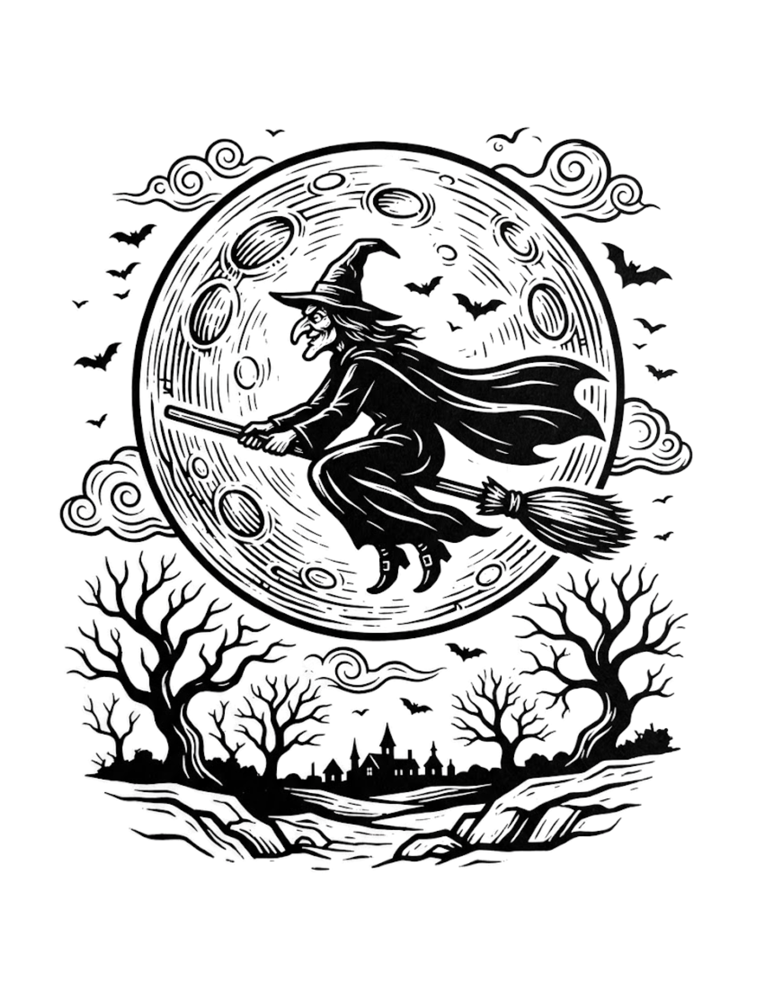 Interior preview 1 from The Halloween Coloring Book