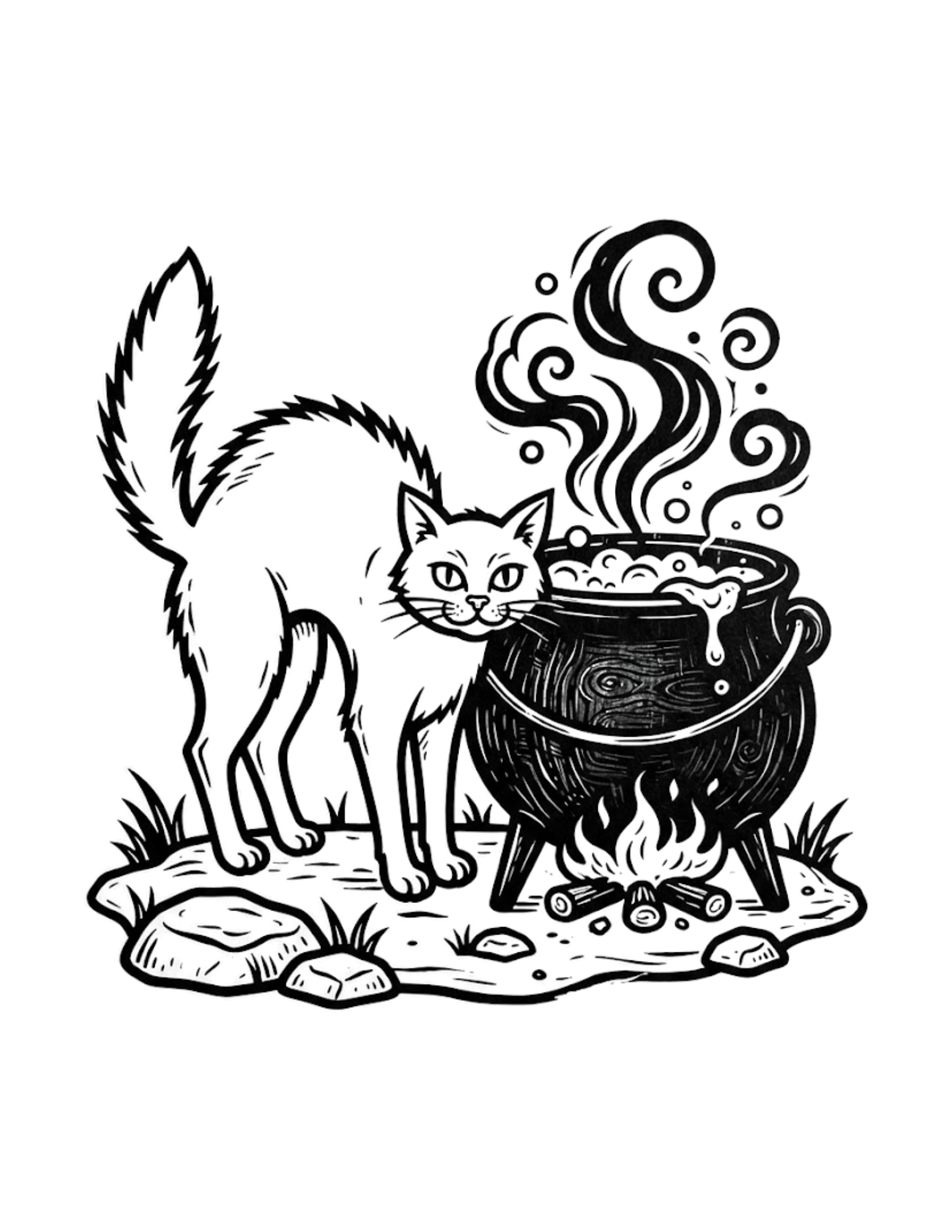 Interior preview 3 from The Halloween Coloring Book