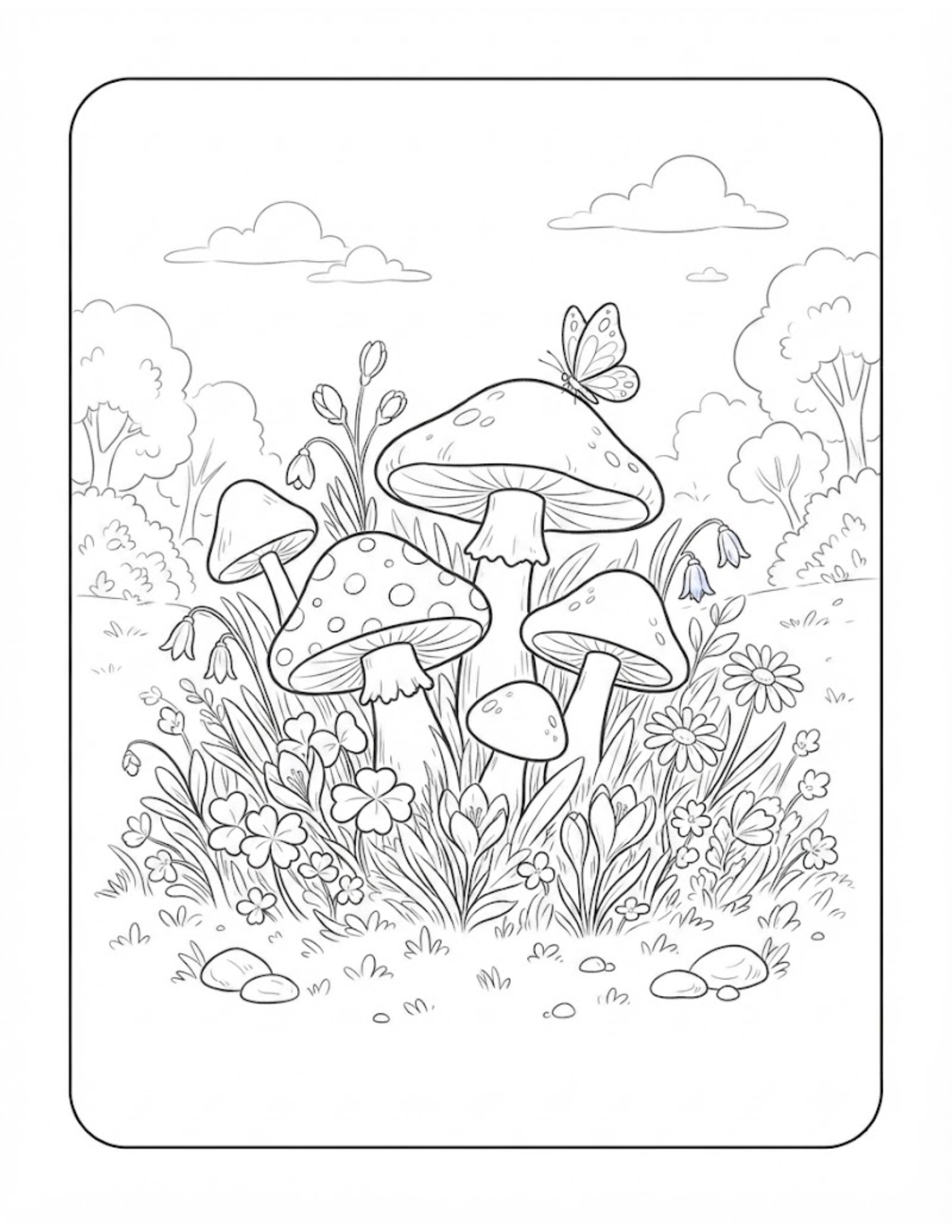 Featured interior page from Toadstool Village