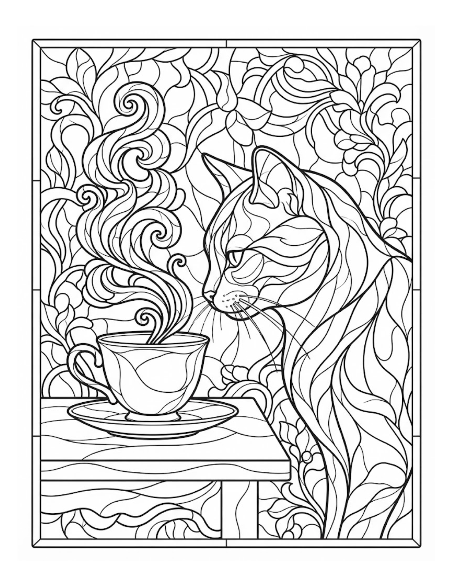Interior preview 3 from Cats in Stained Glass