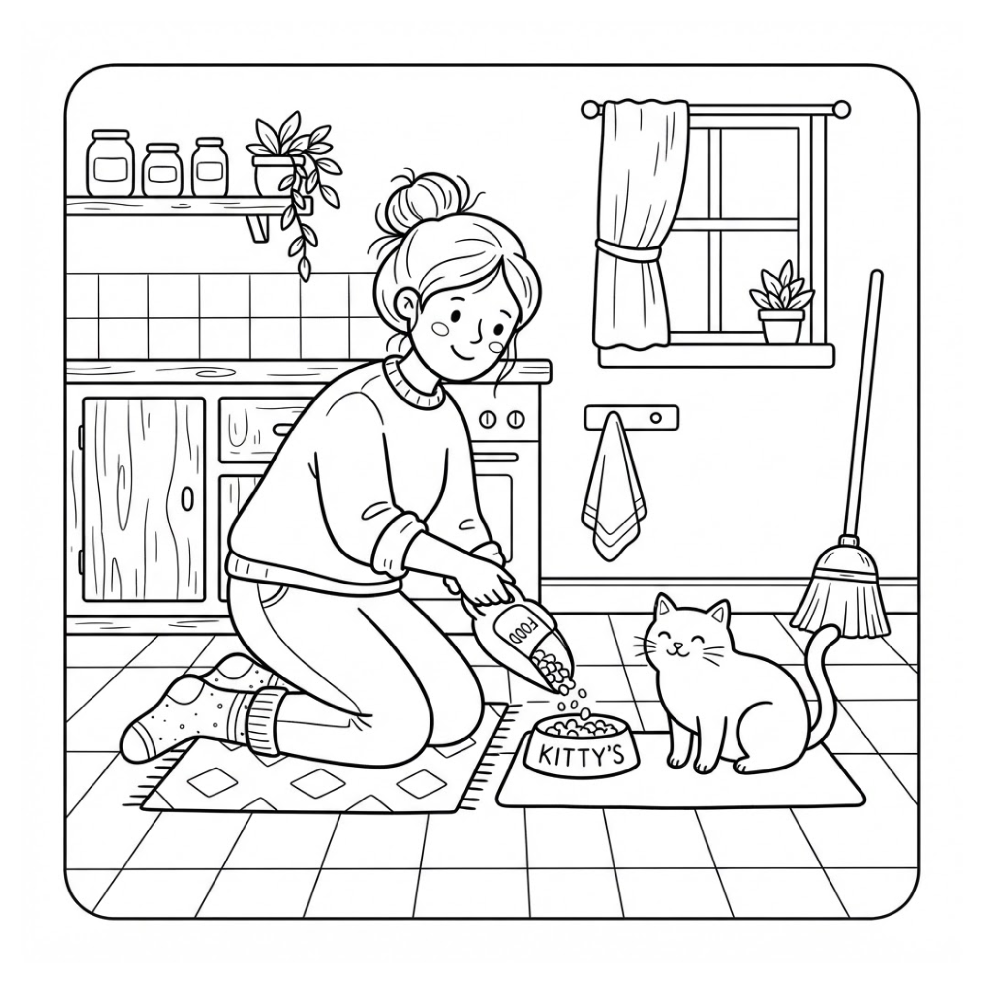 Interior preview 1 from Cozy Cat Mama