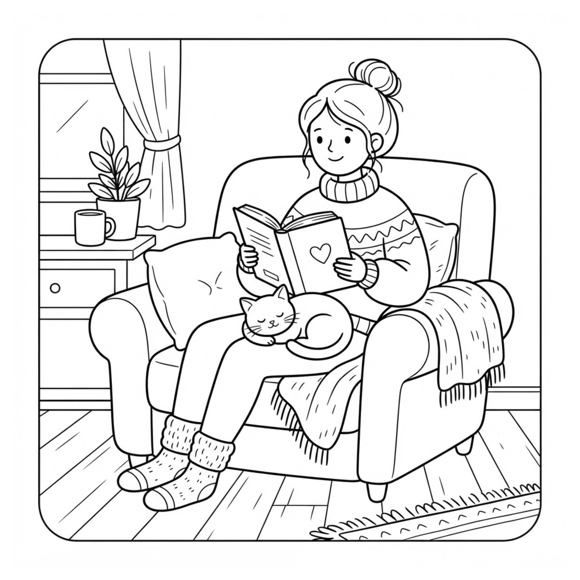 Featured interior page from Cozy Cat Mama