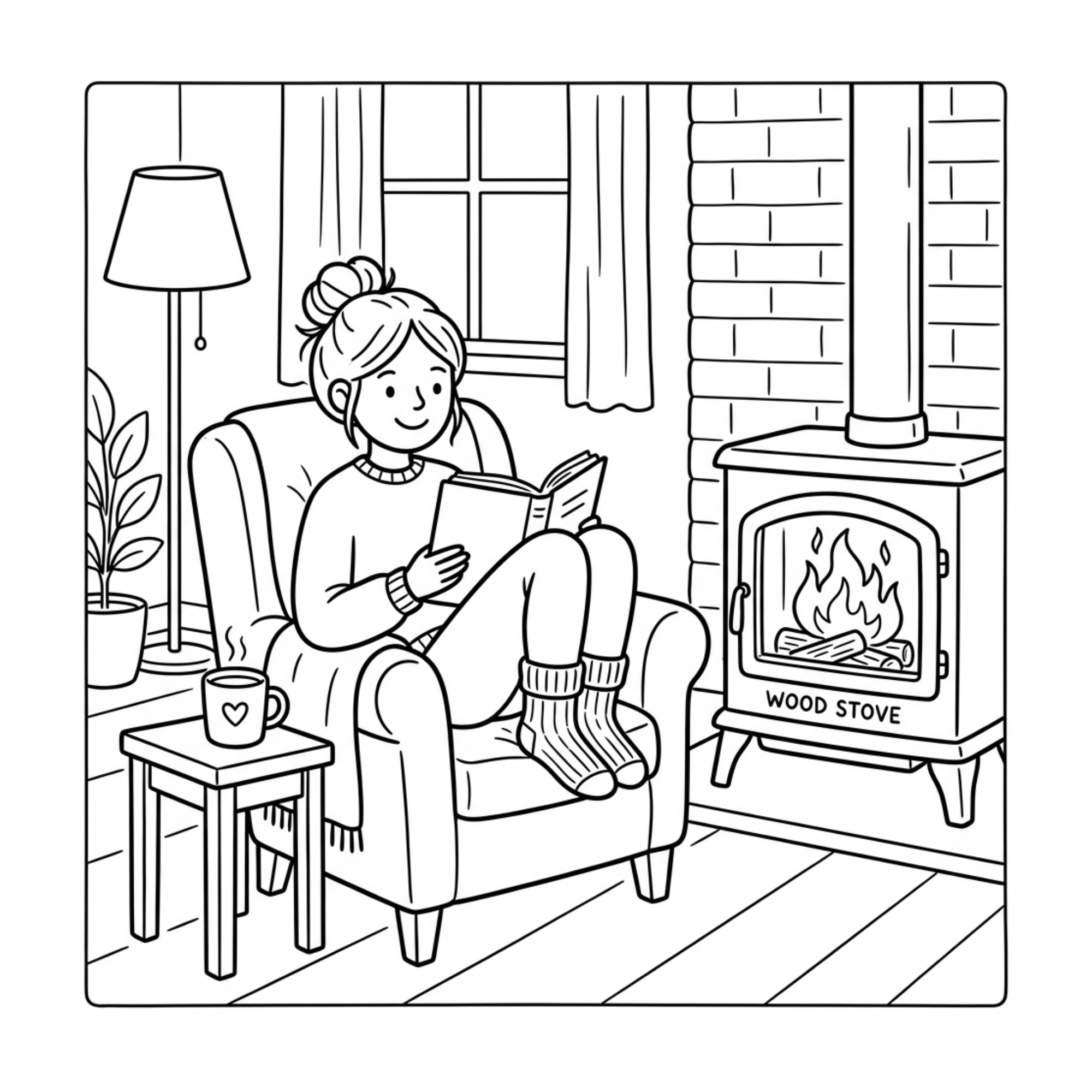 Featured interior page from Cozy Cabin Life