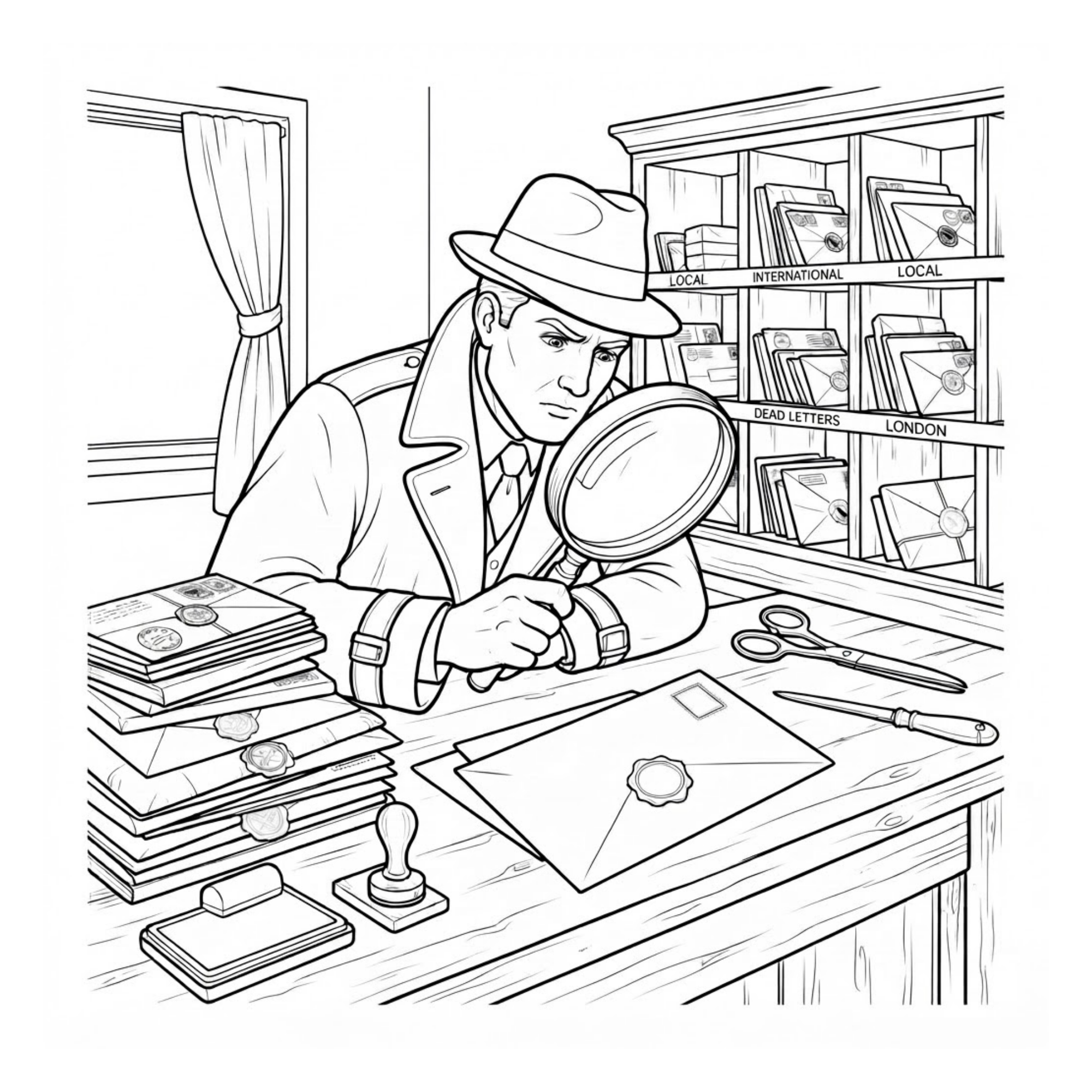 Featured interior page from Cozy Case Files