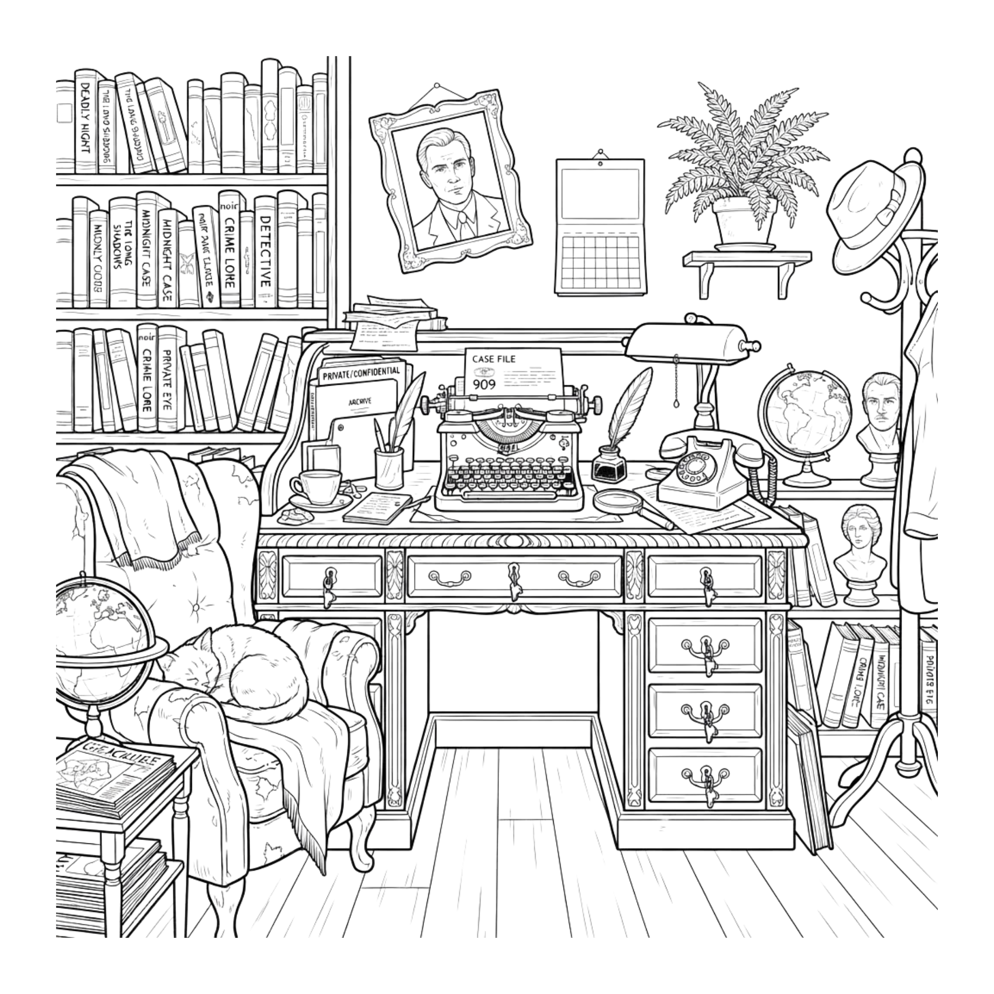 Featured interior page from Maximalist Mystery Rooms